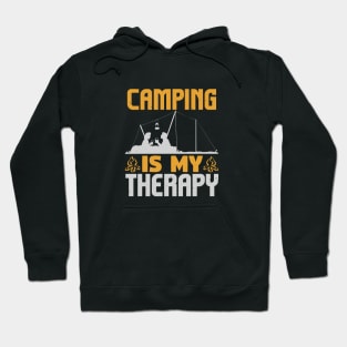 camping is my therapy Hoodie